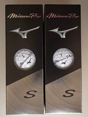 New Mizuno Pro S Premium Three-Layer Golf Balls 2 Sleeves / 6 Balls